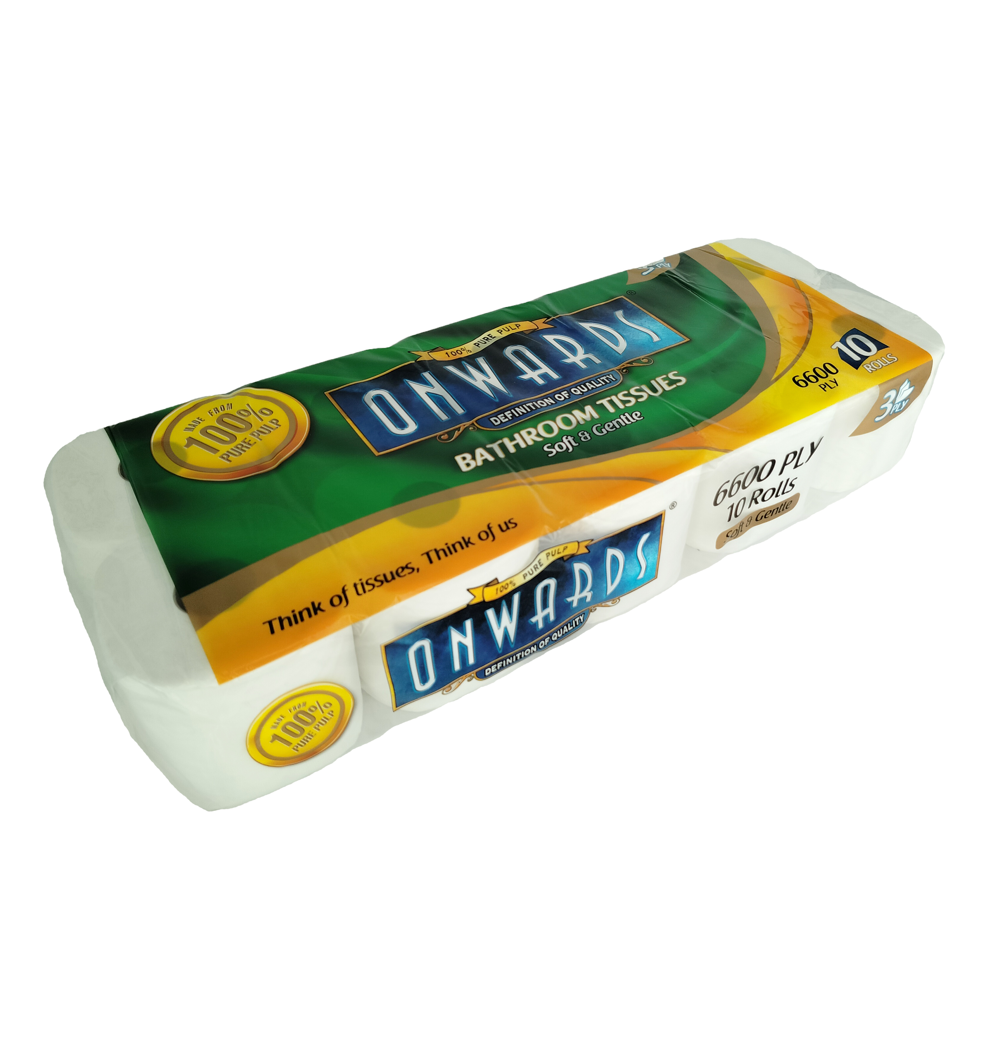 Onwards - Bathroom Tissue 10 Rolls x 6600 Ply